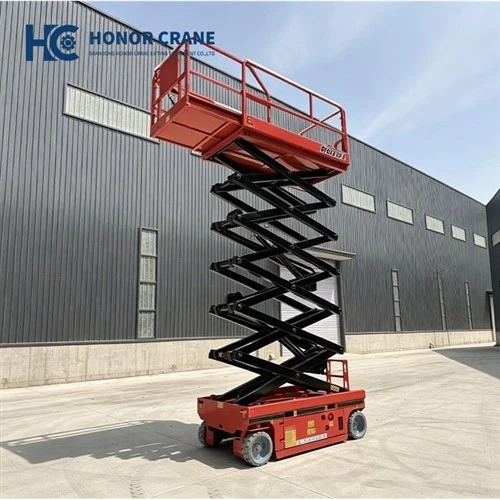 Hydraulický samohybný mobilný nožnicový zdvihák